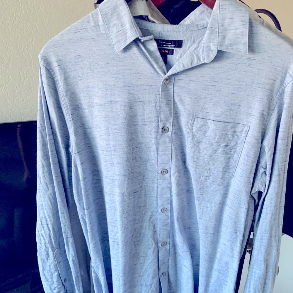 3 Marc Anthony Slim Fit Button Up Dress Shirts